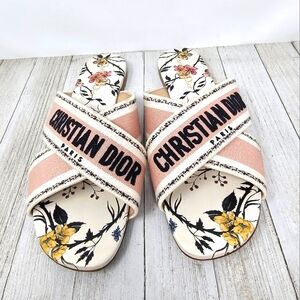 Christian Dior Mutabilis Dway Crisscross Slide Sandal